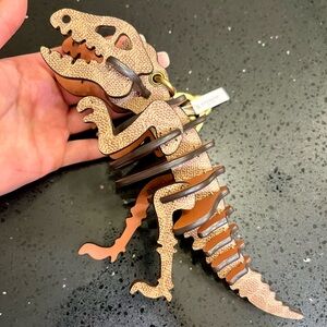 Coach Medium Rexy Bag Charm in Signature Canvas